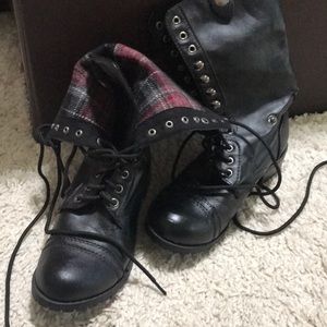 NWOT combat or moto boots